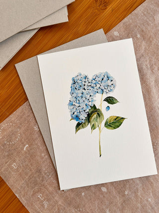 Lámina Hortensia azul