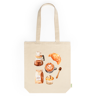 Totebag "Breakfast with Coffee"