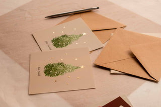 Postal Bon Nadal Arbre