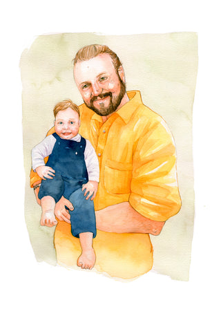 Custom Watercolor Portrait