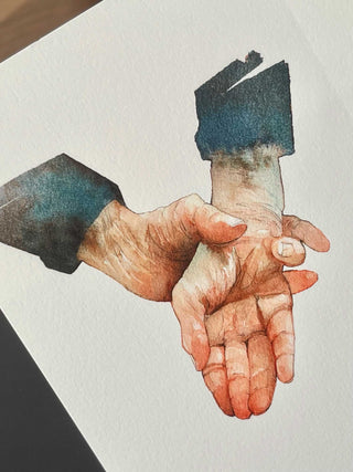 Lámina Manos Arrugadas