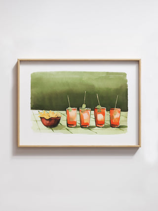 Lámina Vermut - Bodegón