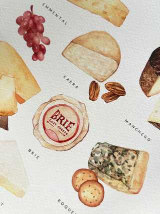 Lámina Quesos Variados