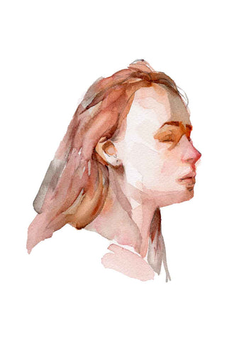Retrato en acuarela I