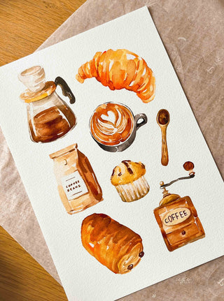 The Coffee & Breakfast Print